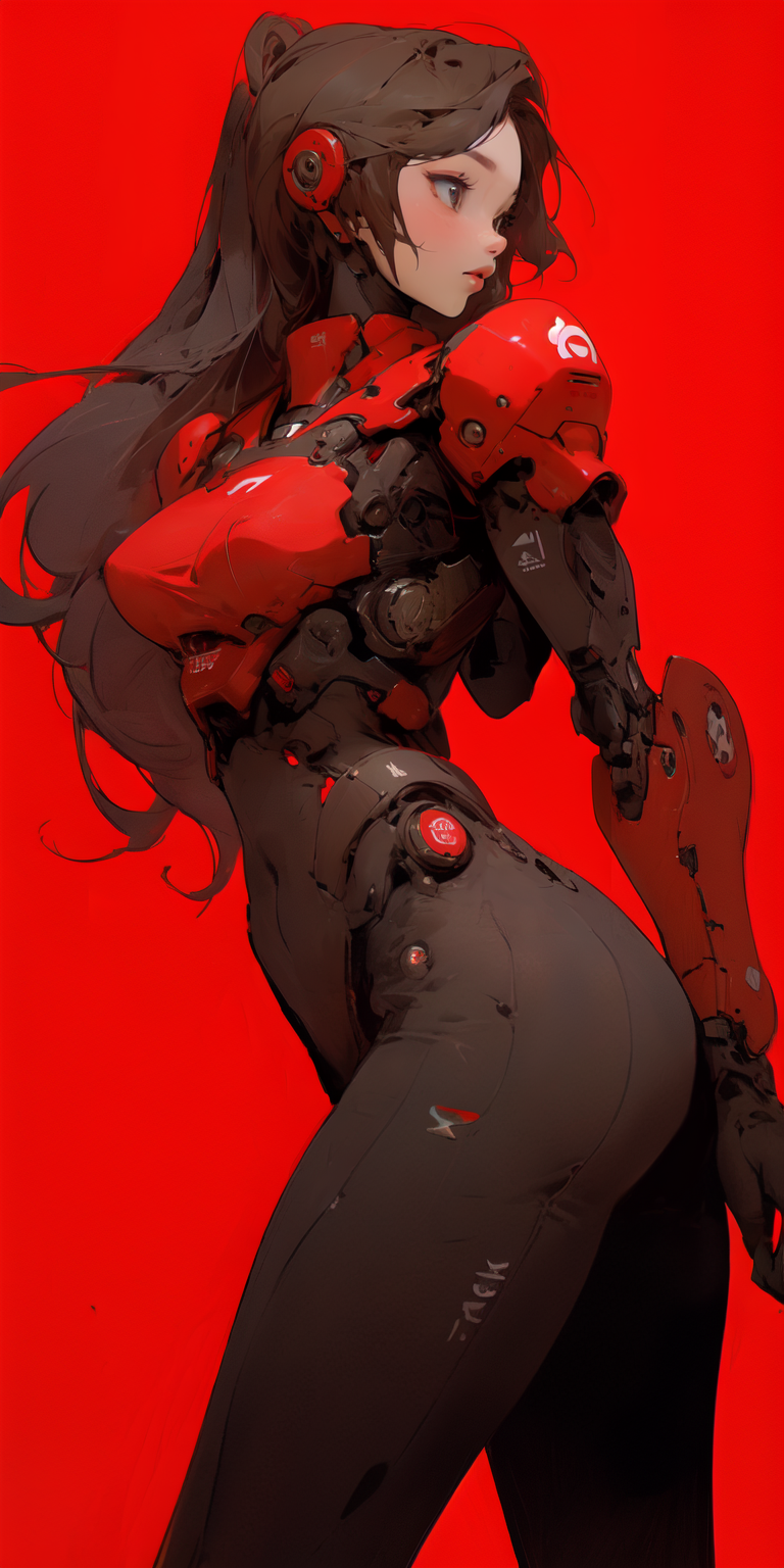 02319-1289020710-1girl,pureerosface_v1,black mecha suit, minimalism, bright red background, simple background,  Fisheyes, masterpieces, top quali.png